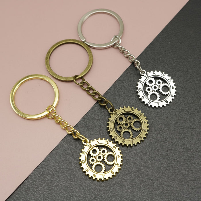 Metal Gear Keychain Key Ring