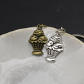 Metal Ice Cream Keychain Bag Charm view 3