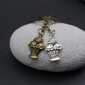 Metal Ice Cream Keychain Bag Charm view 4