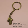 Metal Ice Cream Keychain Bag Charm view 2