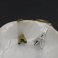 Zinc Alloy 3D Eiffel Tower Keychain For Bag Charm Gift view 3