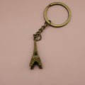 Zinc Alloy 3D Eiffel Tower Keychain For Bag Charm Gift view 6