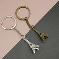 Zinc Alloy 3D Eiffel Tower Keychain For Bag Charm Gift view 1