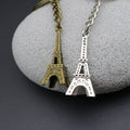 Zinc Alloy 3D Eiffel Tower Keychain For Bag Charm Gift view 4