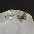 Metal Butterfly Keychain Bag Charm Gift Key Ring view 3