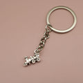 Metal Train Keychain Bag Charm view 6