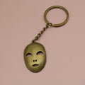 Metal Theater Mask Keychain For Bag Charm Gift view 6