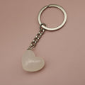 Metal Heart Keychain Minimalist Bag Charm view 6