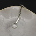 Metal Magnifying Glass Keychain For Bag Charm Gift view 4