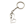 Zinc Alloy Heart Rose Keychain Romantic Bag Charm view 5