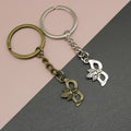 Metal Mask Keychain Bag Charm view 1
