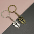 Metal Owl Keychain Bag Charm (4010) view 1