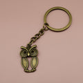 Metal Owl Keychain Bag Charm (4010) view 6