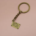 Metal Cassette Tape Keychain Bag Charm Gift Accessory view 6