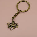 Metal Octopus Keychain Ocean Animal Bag Charm Gift view 6