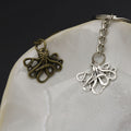 Metal Octopus Keychain Ocean Animal Bag Charm Gift view 3