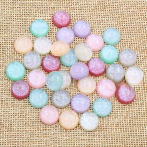 12mm Round Resin Necklace Cabochon Patch Charm For DIY Jewelry Accessory Making