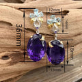 Luxury Floral Flower Drop Earrings For Women Designer Evening Dress Fashion Light Luxury Jewelry view 4