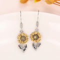 Sunflower Daisy Flower Earrings For Women, Fresh Pastoral Daily Fashion Ear Jewelry Accessories view 2