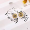 Sunflower Daisy Flower Earrings For Women, Fresh Pastoral Daily Fashion Ear Jewelry Accessories view 4