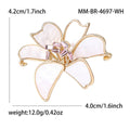 Alloy Rhinestone Lily Brooch Pin For Women Suits And Cardigans view 6