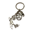 Zinc Alloy Western Cowboy Boots Hat Horseshoe Keychain Bag Charm view 5