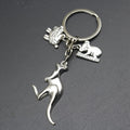 Zinc Alloy Australia Animal Koala Kangaroo Sheep Keychain Souvenir Gift view 3