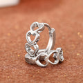 Hollow Heart Shape Earrings For Women, Sweet Chic Fashion Jewelry For Daily Styling view 2