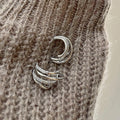 Minimalist Line Drop Earrings, Cool Simple High Fashion Jewelry For Women Daily Wear view 3