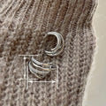 Minimalist Line Drop Earrings, Cool Simple High Fashion Jewelry For Women Daily Wear view 4
