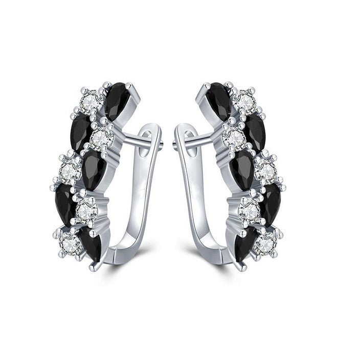 Trendy Checkerboard Waterdrop Earrings For Women, Niche Designer Fashion Ear Accessories