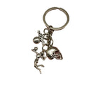 Zinc Alloy Volleyball Helmet Keychain Sports Gift Key Ring view 5