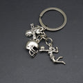 Zinc Alloy Volleyball Helmet Keychain Sports Gift Key Ring view 3