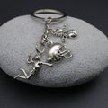 Zinc Alloy Volleyball Helmet Keychain Sports Gift Key Ring view 2