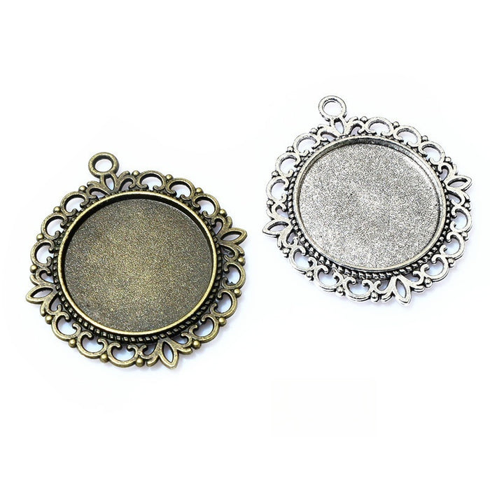 25mm Zinc Alloy Charm Pendant No.427680 for DIY Necklace Bracelet Jewelry Making