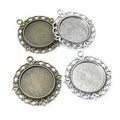 25mm Zinc Alloy Charm Pendant No.427680 for DIY Necklace Bracelet Jewelry Making view 5