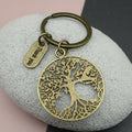 Metal Thankful Family Tree Keychain Teacher Appreciation Gift view 4