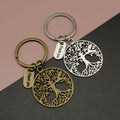 Metal Thankful Family Tree Keychain Teacher Appreciation Gift view 1