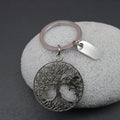 Metal Thankful Family Tree Keychain Teacher Appreciation Gift view 3