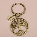 Metal Thankful Family Tree Keychain Teacher Appreciation Gift view 6
