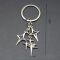 Metal Five Point Star Keychain Bag Charm view 2