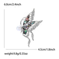 Alloy Abalone Shell Butterfly Brooch For Suit And Coat Decoration view 4
