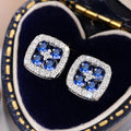 Light Luxury Geometric Stud Earrings For Women, Elegant Petite Fashion Design Ear Jewelry view 2