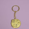 Zinc Alloy Gear Keychain Minimalist Car Key Ring Gift view 4