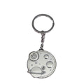 Zinc Alloy Gear Keychain Minimalist Car Key Ring Gift view 5