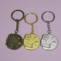 Zinc Alloy Gear Keychain Minimalist Car Key Ring Gift view 3