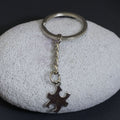 Zinc Alloy Puzzle Piece Keychain Bag Charm Gift view 4