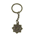 Metal Hollow Snowflake Keychain Bag Charm view 5