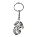 Metal Hollow Feather Keychain Boho Bag Charm Gift view 5