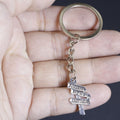 Zinc Alloy Minimal Street Sign Keychain Bag Charm Gift view 4